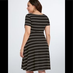 torrid Dresses - TORRID Striped Wrap Dress torrid Dresses - TORRID Striped Wrap Dress